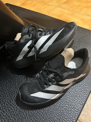 Zapatillas Adidas Adizero Evo SL Negras y Plateada
