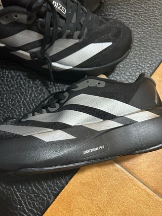 Zapatillas Adidas Adizero Evo SL Negras y Plateada