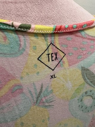 Vestido estampado frutas talla única