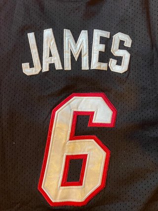 Maglia NBA Miami Heat Lebron James 6 Adidas L