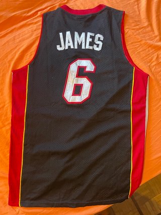 Maglia NBA Miami Heat Lebron James 6 Adidas L