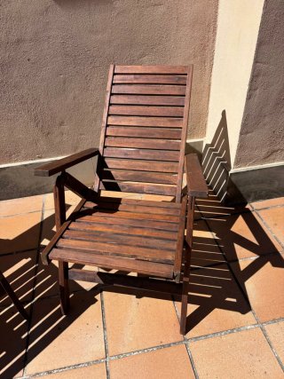 2 Sillas de Exterior de Madera