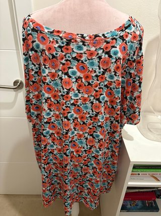 Blusón estampado floral talla única