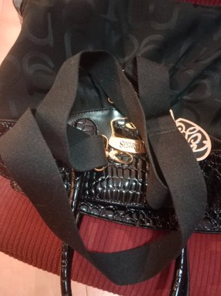 Borsa Gai Mattiolo Tessuto Vernice