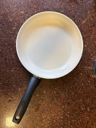 Sartén Cerámica Blanca y Negra