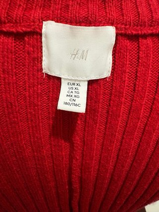 Vestido rojo de punto