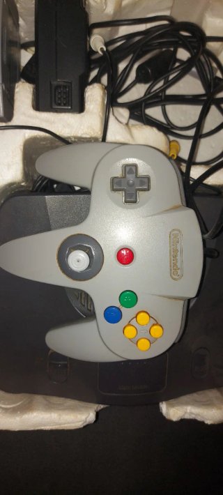 Nintendo 64 Consola Gris y Negra