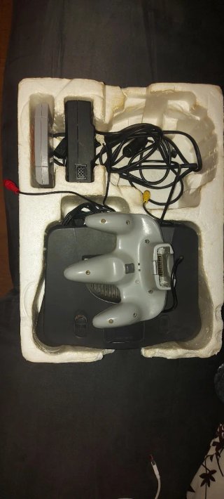 Nintendo 64 Consola Gris y Negra