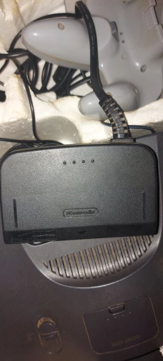 Nintendo 64 Consola Gris y Negra