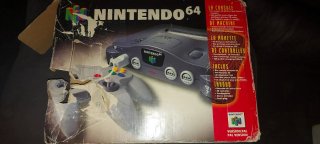 Nintendo 64 Consola Gris y Negra