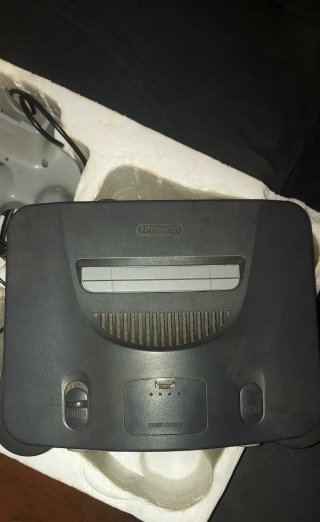 Nintendo 64 Consola Gris y Negra