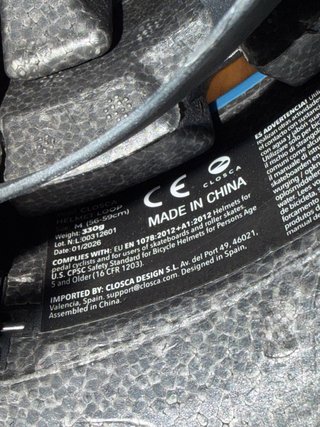 Casco Closca Plegable Talla M