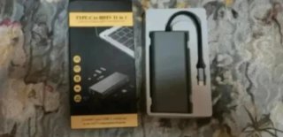 Hub USB Tipo C 11 en 1:4K HDMI VGA LAN Audio USB A