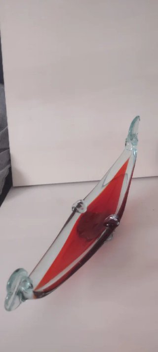 Gondola Murano Anni '70 Vetro rosso