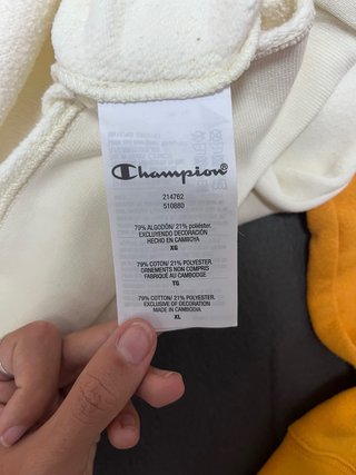 Sudadera Champion Talla XL Estilo Vintage
