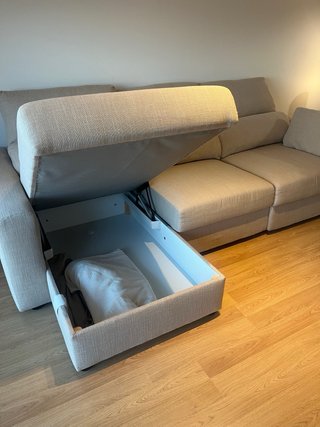 Sofá 3 plazas Eskilstuna Ikea beige