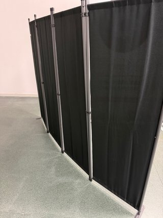 Biombo Separador Negro