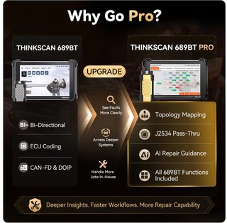 ThinkScan 689BT Pro Topología Mapa