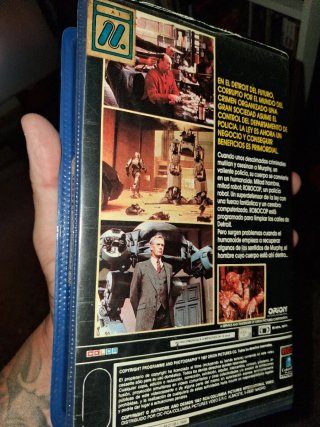 Vhs robocop 1 edicion videoclub