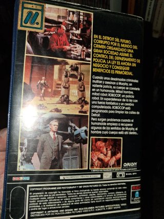 Vhs robocop 1 edicion videoclub