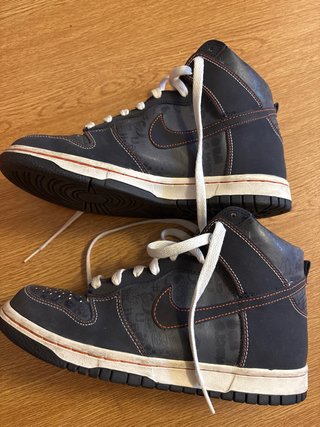 Nike Dunk Talla 38 Gris Naranja