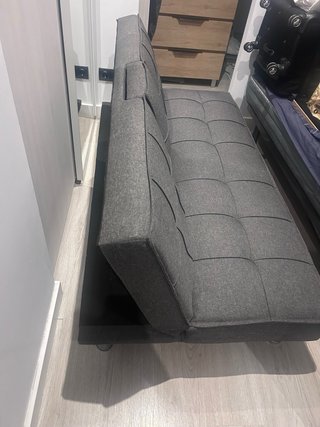 Sofá Cama Gris Tela