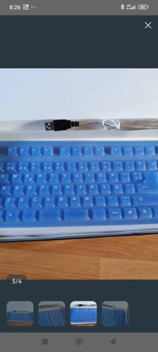 Teclado USB Azul sin usar
