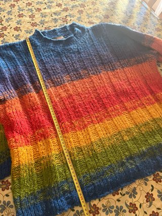 Maglione di lana taglia XL multicolor usato