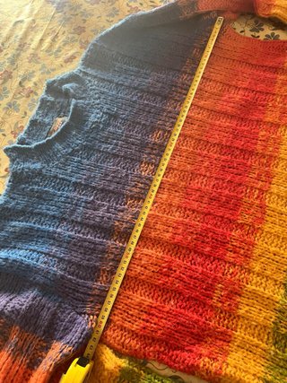 Maglione di lana taglia XL multicolor usato