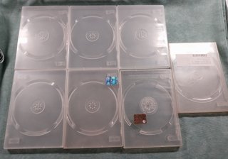 7 Custodie CD/DVD Bianche