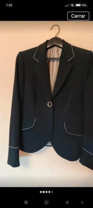 Chaqueta azul marino mujer