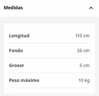 2 Estantes LACK Ikea Blanco SIN ESTRENAR