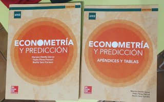 Libro de Econometría y apéndice UNED