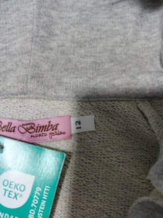 Chaqueta Bella Bimba T12 con Capucha y Pelo nueva
