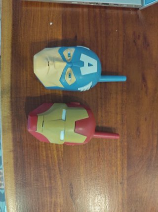 Walkie Talkies Avengers Capitán América Iron Man