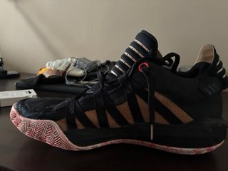 Zapatillas Baloncesto Adidas Hombre Negras/Marrone