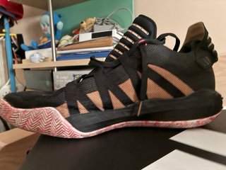 Zapatillas Baloncesto Adidas Hombre Negras/Marrone