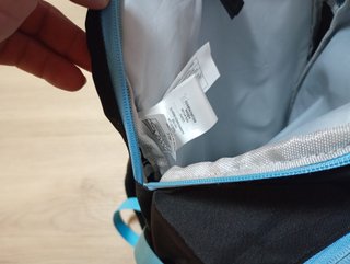 Mochila Patagonia Negra y Turquesa