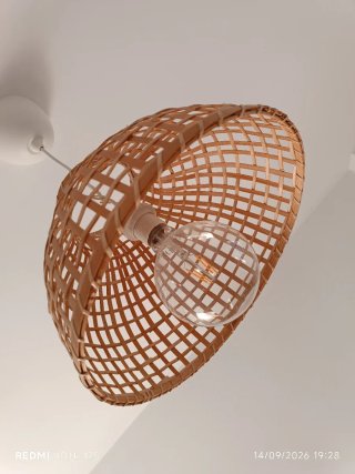 Lámpara de techo bambú Ikea