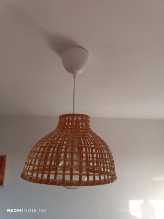 Lámpara de techo bambú Ikea