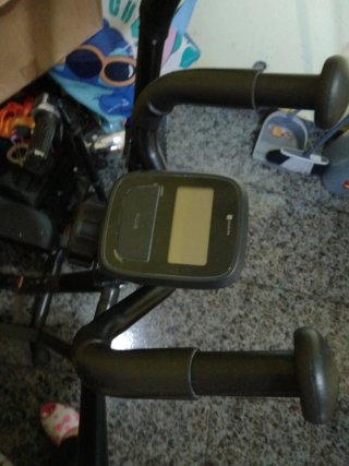 Bicicleta Estática Elíptica Negra