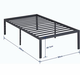 Estructura Cama Metálica 90x200 cm