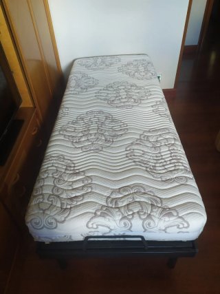 Cama articulada 80x190 con colchón