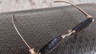 Gafas de sol Cartier Panthère Marrones y Doradas