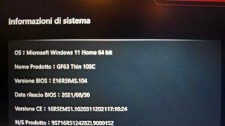 MSI GF63 Thin 10SC Laptop 16GB RAM 500GB SSD