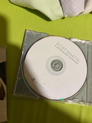 cd musica a quien quiera escuchar ricky martin