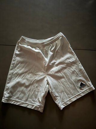 Pantalón corto Adidas fútbol blanco T14