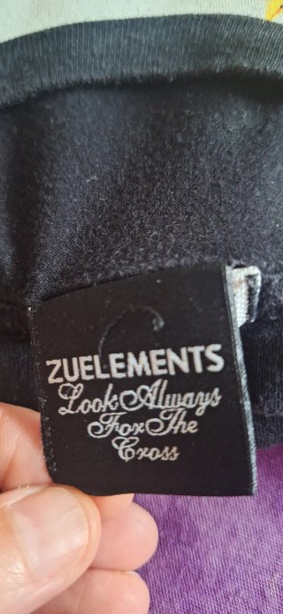 T-shirt Zu Elements vintage con stampa serpente