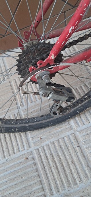 Bicicleta de Montaña Roja