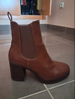 Botines tacón Marypaz marrones talla 39